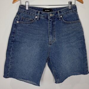 Blackup Blue Denim Women’s High Rise Shorts (M)